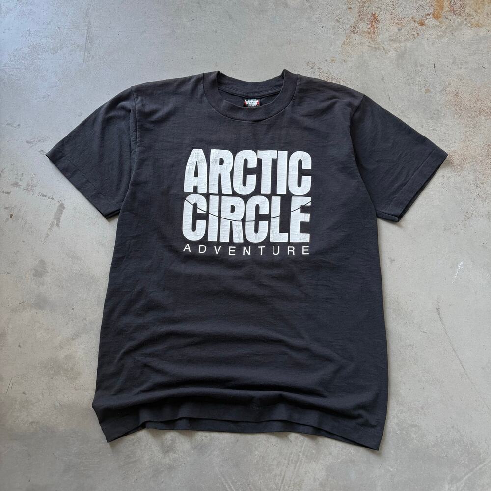 Vintage 90’s Arctic Circle Adventure Alaska Granola Hiking Retro T-shirt Size L